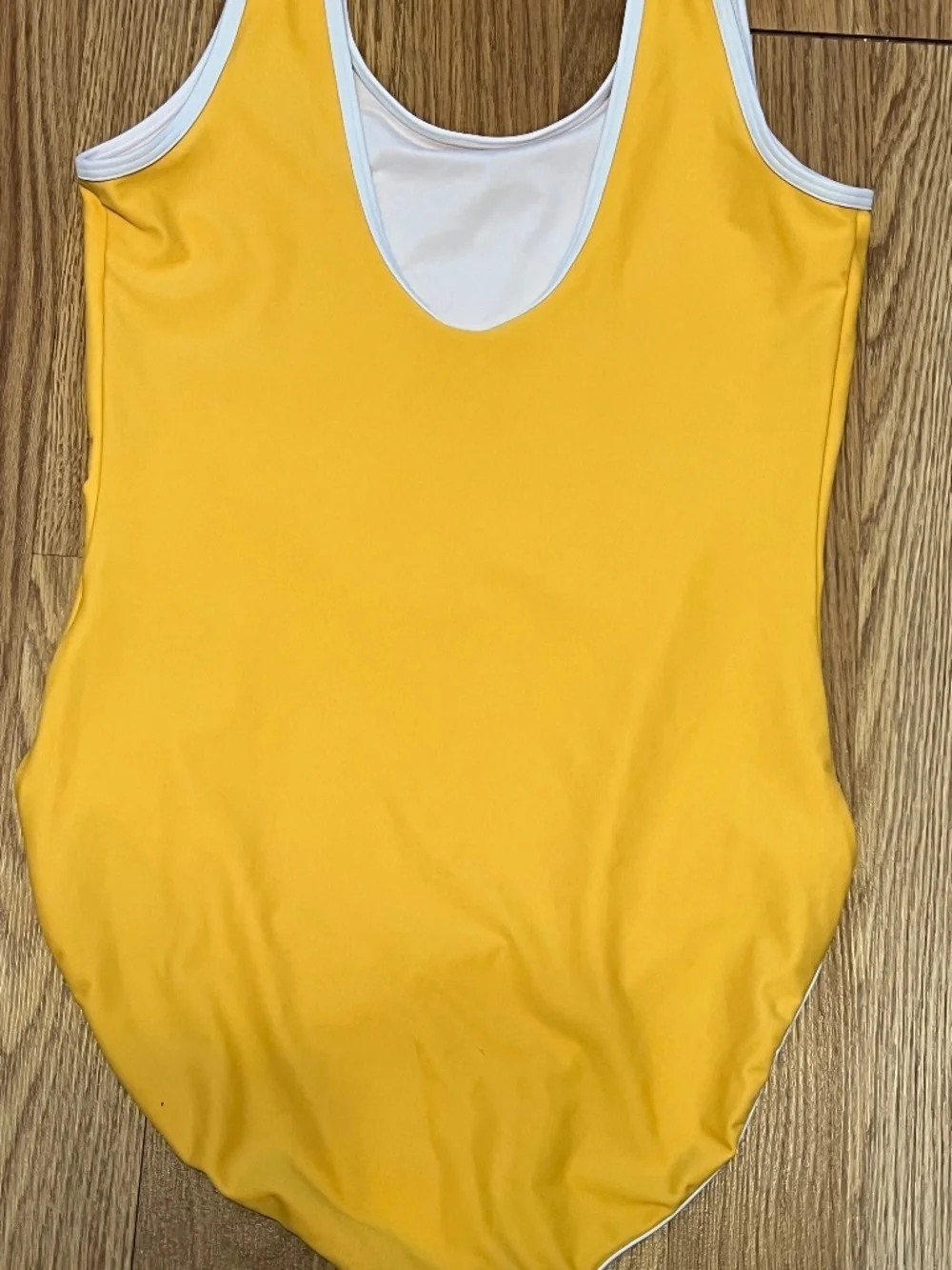 Old Navy girls yellow swimsuit XL 12